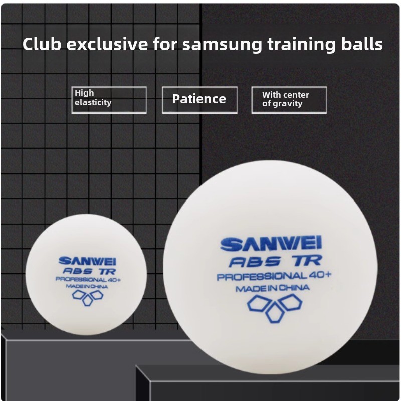 Table Tennis Video Game - 50 100 pcs Sanwei ใหม่วัสดุพลาสติกลูกปิงปองปิงปองลูก ABS