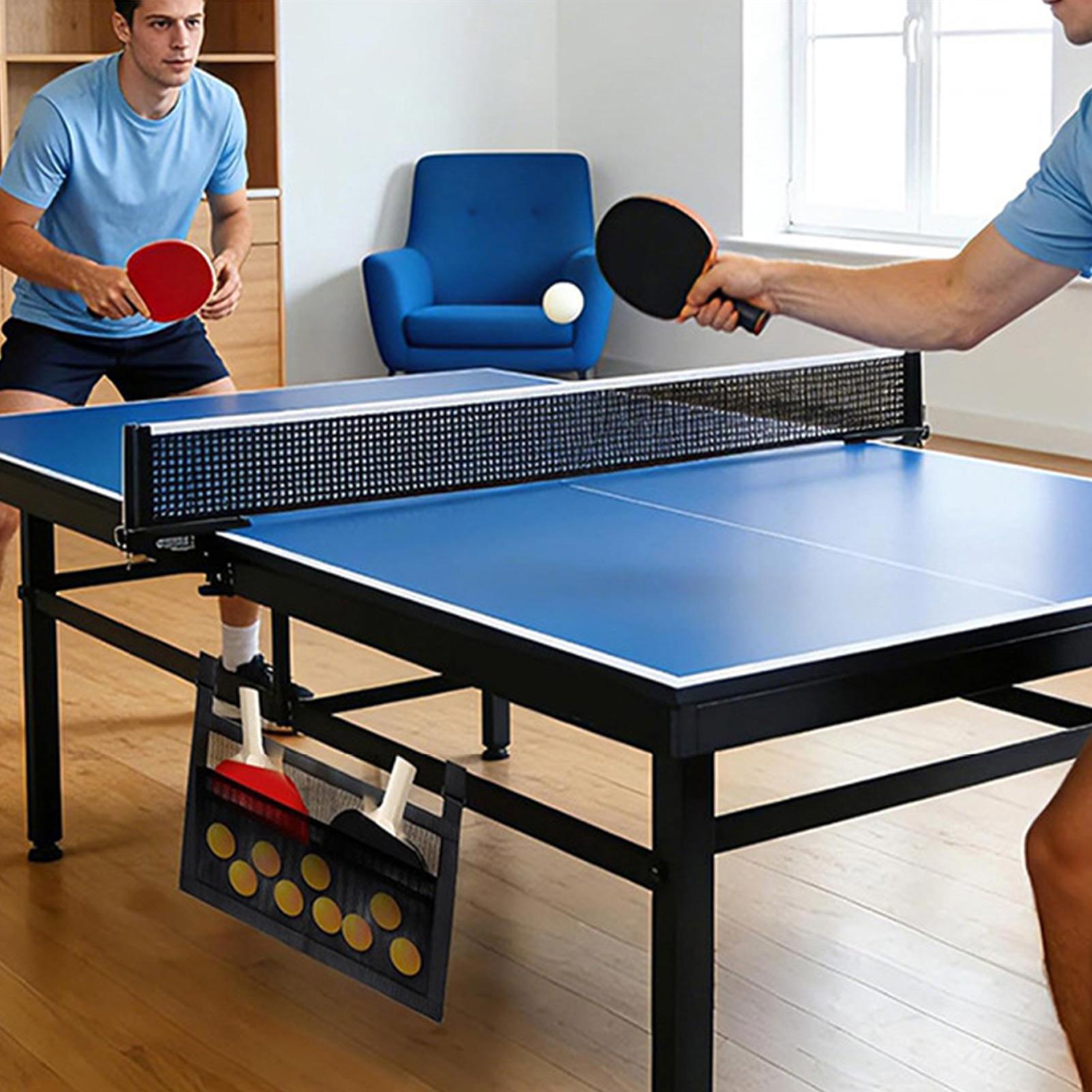 Table Tennis Youth - กล่องเก็บลูกปิงปองแบบตาข่าย ทนทานต่อการฉีกขาด สำหรับจัดเก็บลูกปิงปองใต้โต๊ะ เหมาะสำหรับผู้ชาย ผู้หญิง เด็กชาย