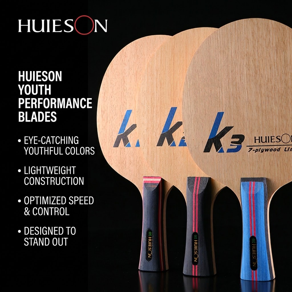 Table Tennis Racket - ฐานไม้ปิงปอง, ฐานไม้ปิงปองไม้เนื้อแข็งสำหรับผู้เริ่มต้น, ฐานไม้ปิงปองสำหรับการโจมตีที่รวดเร็ว 413**63.I