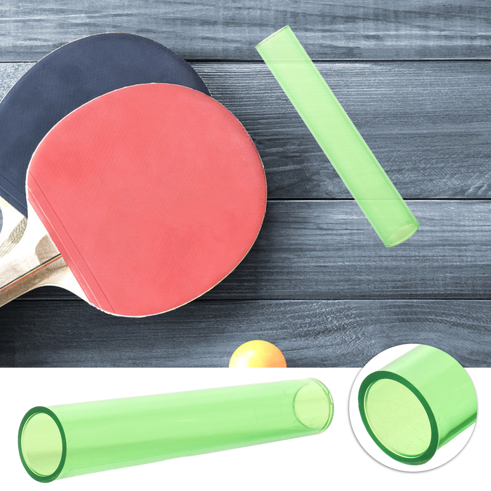Table Tennis Youtube - เครื่องมือติดตั้งยางไม้ปิงปองแบบมืออาชีพ พร้อมลูกกลิ้งยางและท่อพลาสติก ดีไซน์เรียบง่ายทันสมัย สำหรับไม้ปิงปอง