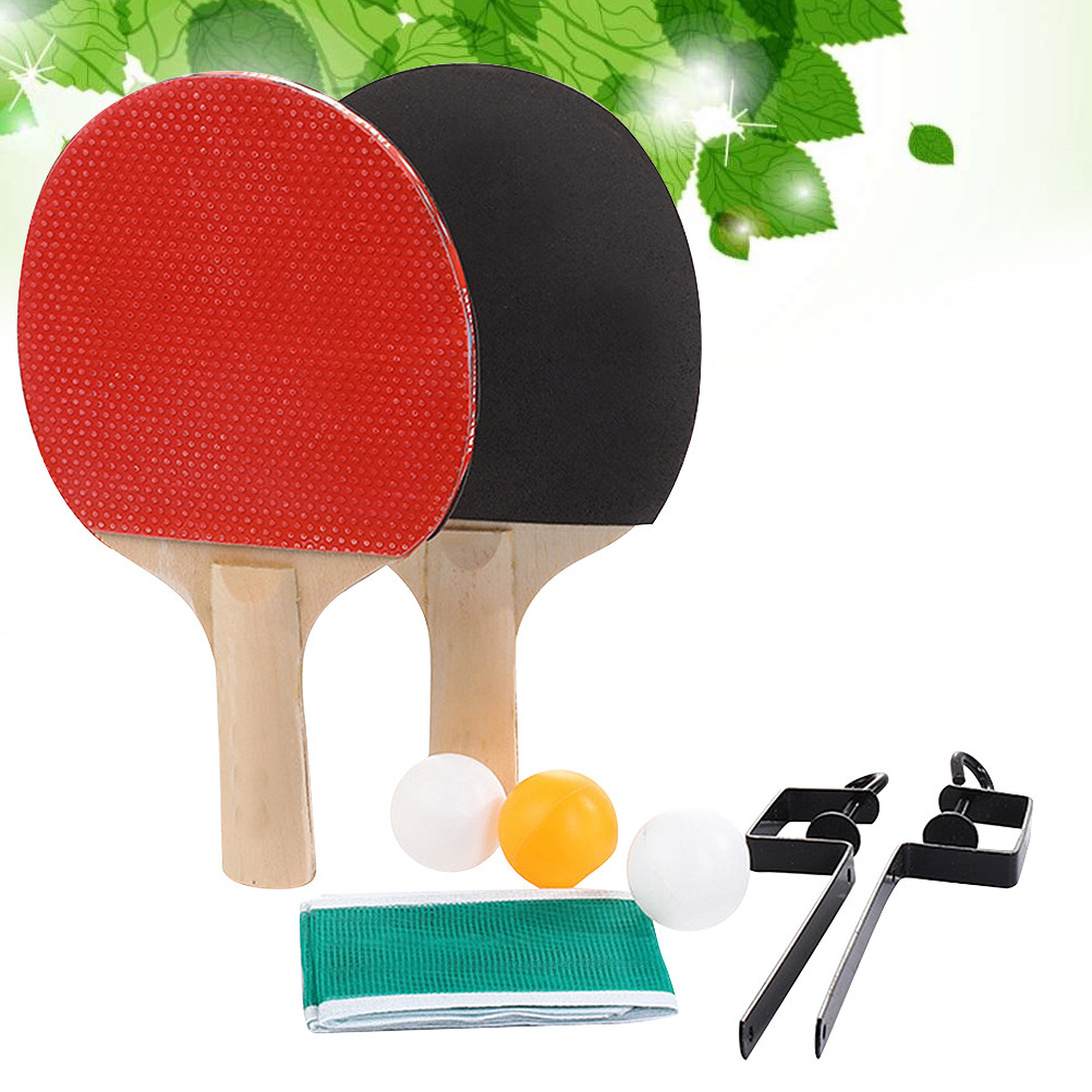 Table Tennis Youth - ชุดแร็คไม้ปิงปองสำหรับเด็ก วัสดุปลอดภัย ไม่เป็นพิษ เหมาะสำหรับการฝึกซ้อมส่วนตัว กิจกรรมครอบครัว