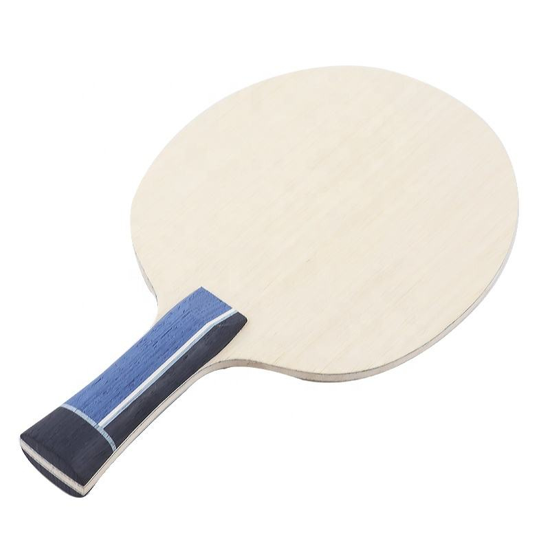 Table Tennis Racket - ไม้ปิงปองคาร์บอนไฟเบอร์สีน้ำเงิน 1 ชิ้น 7 ชั้น สำหรับเล่นเกมรุก