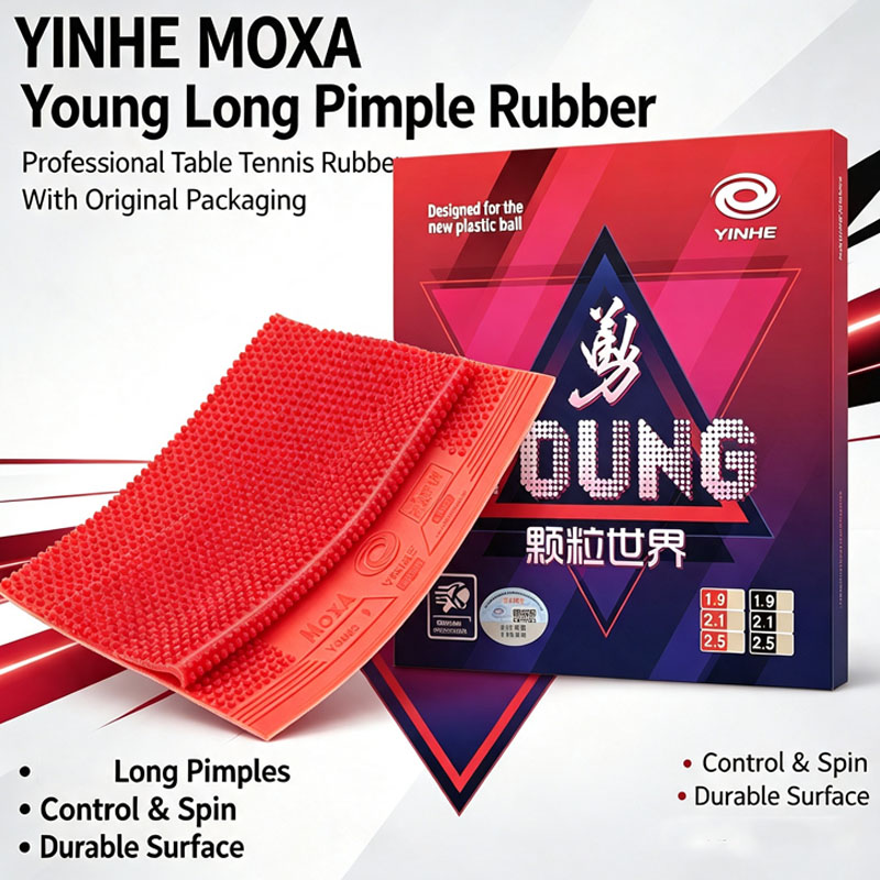Table Tennis Video Game - ยางปิงปอง YINHE YOUNG Long Pips-Out รุ่นดั้งเดิม