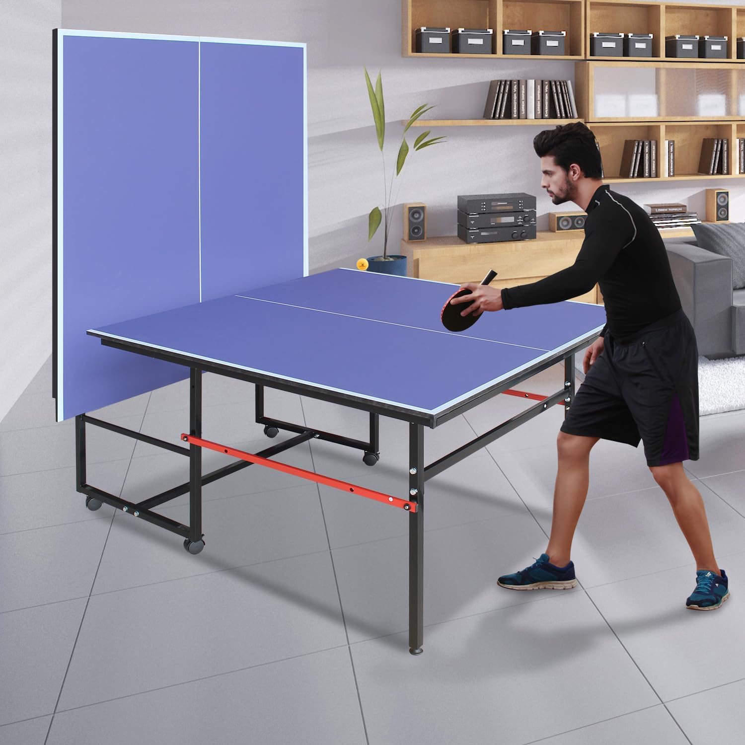 โต๊ะปิงปองแบบพกพาขนาด 8 ฟุต สำ - Table Tennis Video Game บทวิจารณ์และราคา
