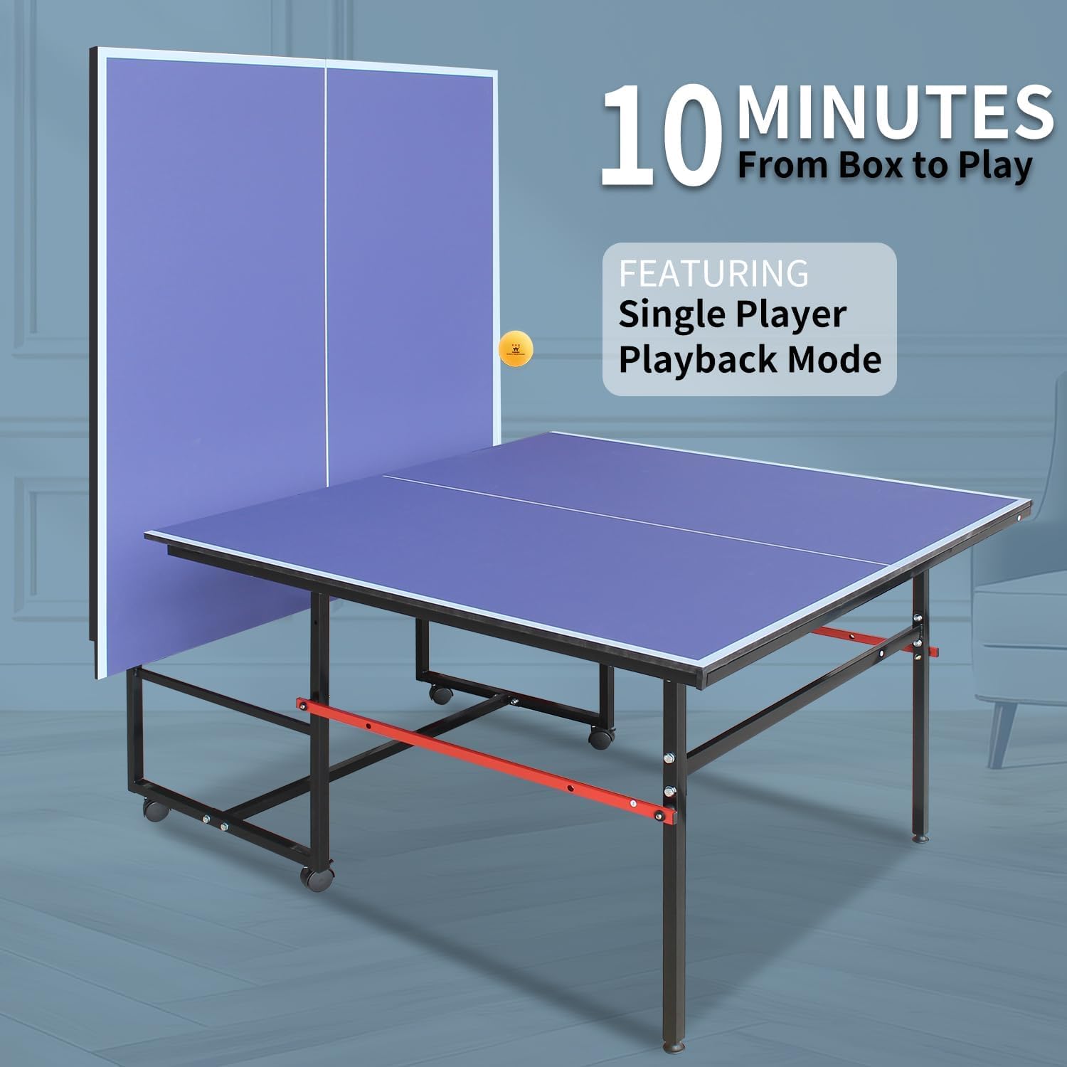 โต๊ะปิงปองแบบพกพาขนาด 8 ฟุต สำ - Table Tennis Video Game บทวิจารณ์และราคา