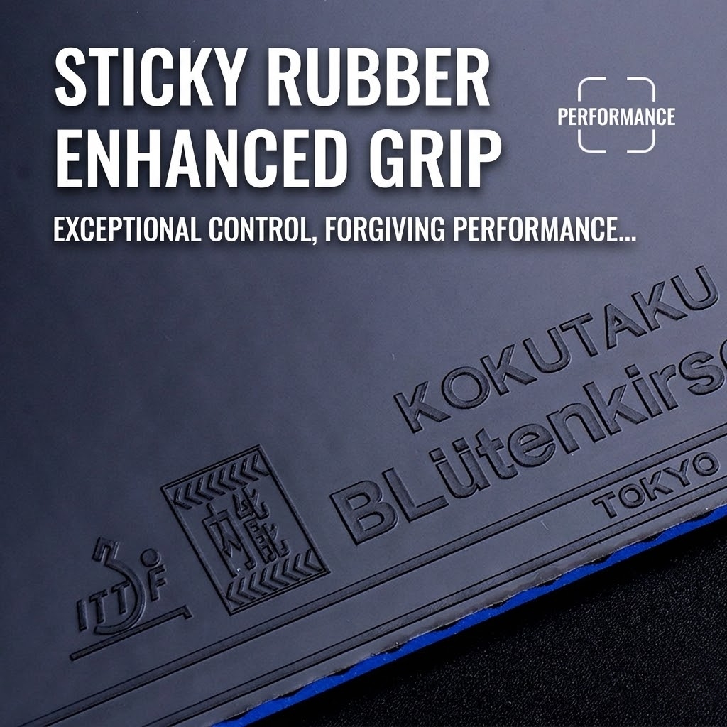 ยางปิงปอง Kokutaku รุ่น Sound  - Table Tennis Racket บทวิจารณ์และราคา