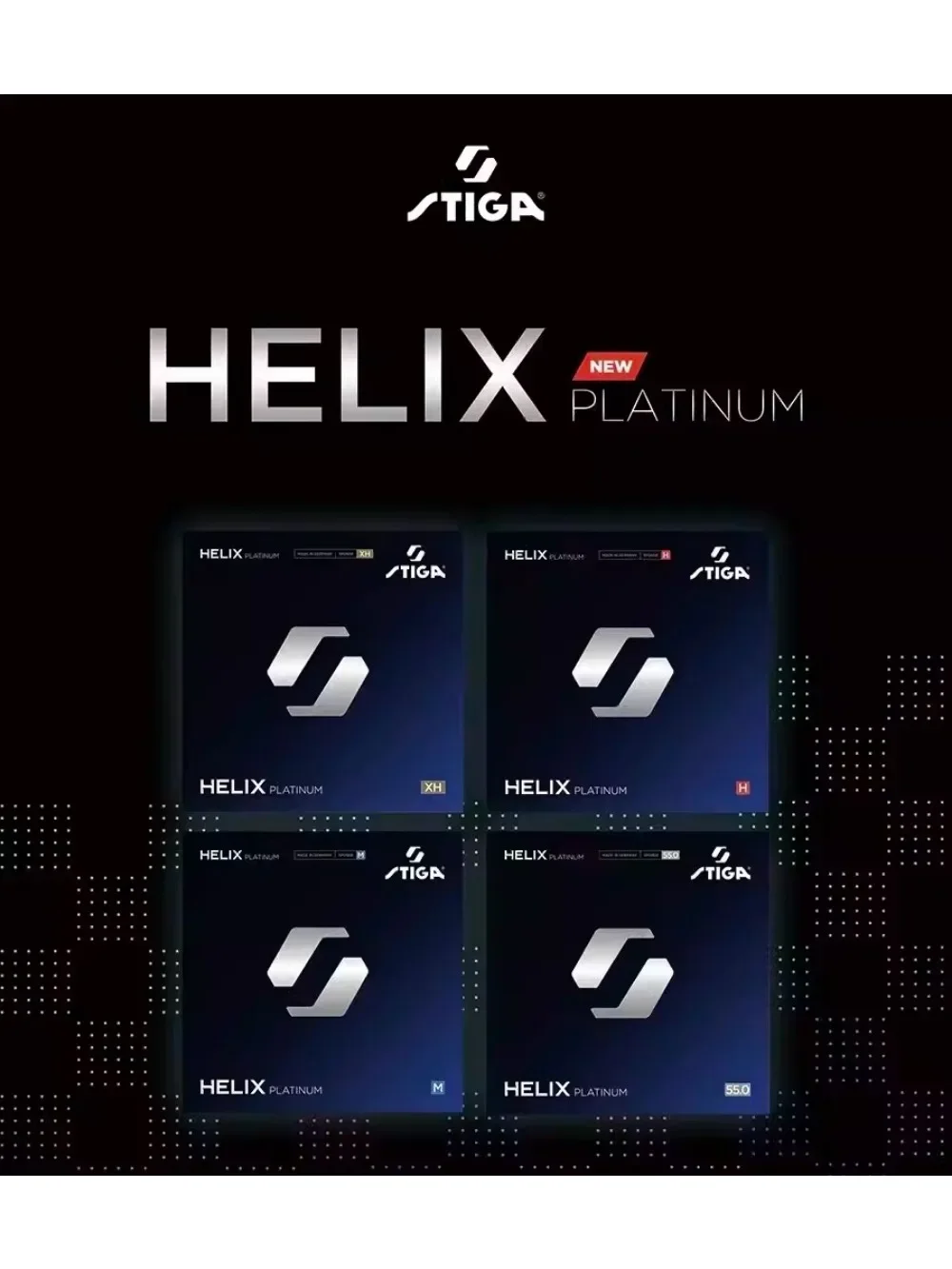 ยางปิงปอง STIGA HELIX Platinum - Table Tennis Elite บทวิจารณ์และราคา