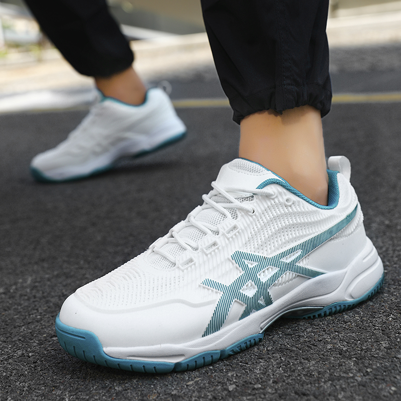 ผู้ชายผู้หญิงรองเท้าแบดมินตันร - Table Tennis Shoes Asics บทวิจารณ์และราคา