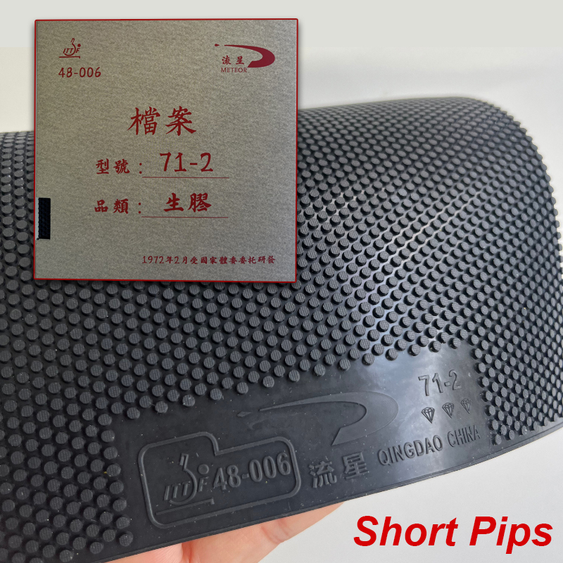 ยางปิงปอง Meteor 71-2 Short Pi - Table Tennis Rubber For Defensive Players บทวิจารณ์และราคา