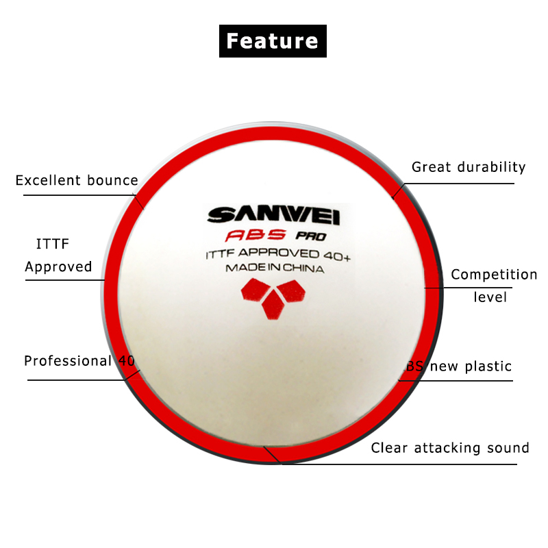 Sanwei ABS Pro ลูก3ดาว40 + ลูก - Donic Table Tennis Ball บทวิจารณ์และราคา