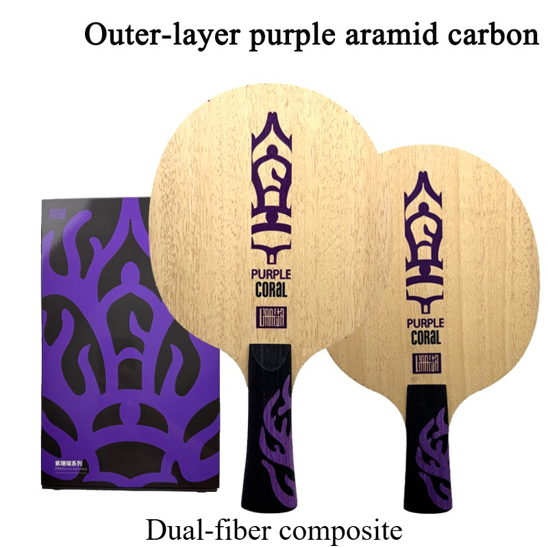 ไม้ปิงปอง Meteor Purple Coral  - Table Tennis Racket บทวิจารณ์และราคา