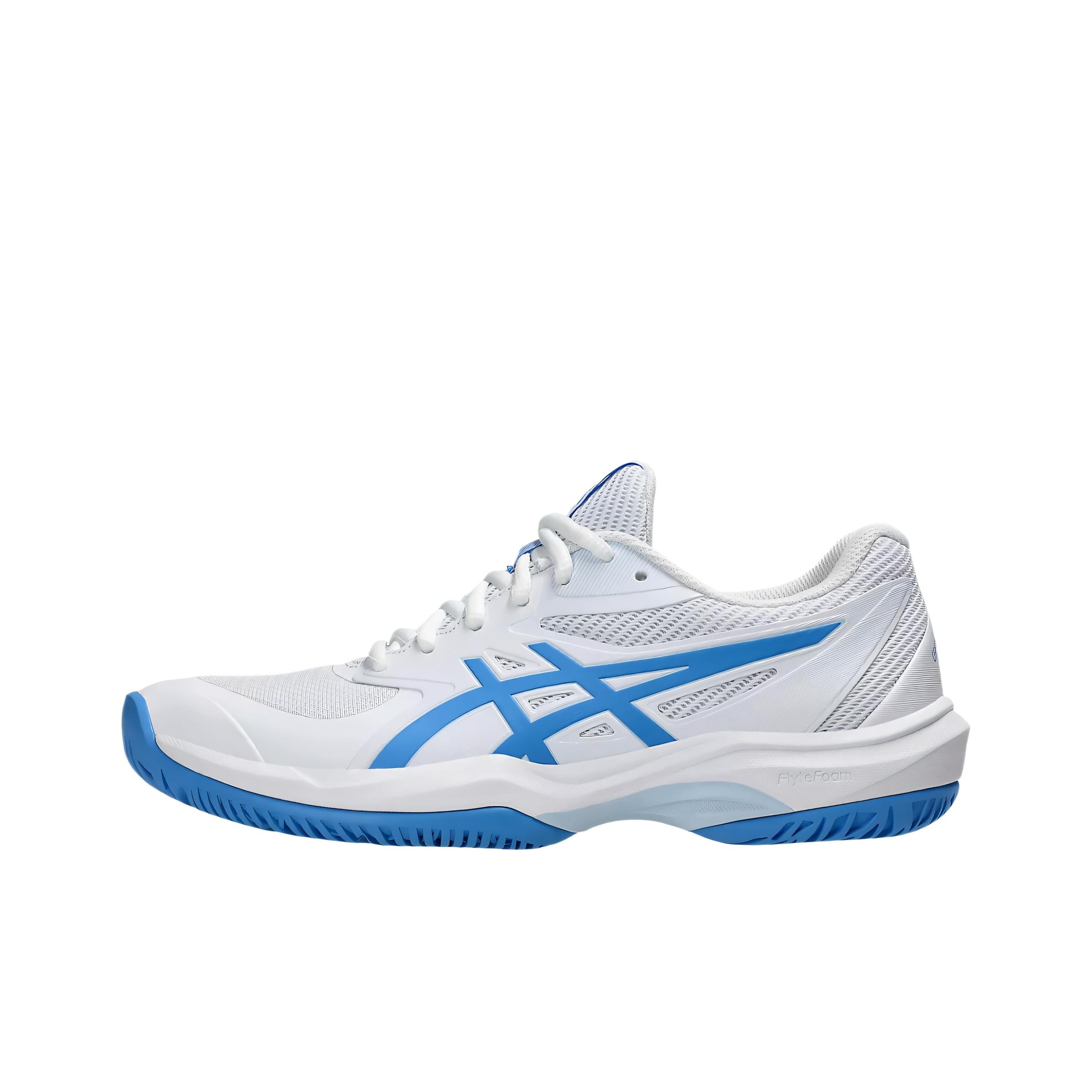 ASICS Game Ff สีขาว บลูโคสต์ ส - Table Tennis Shoes Asics บทวิจารณ์และราคา