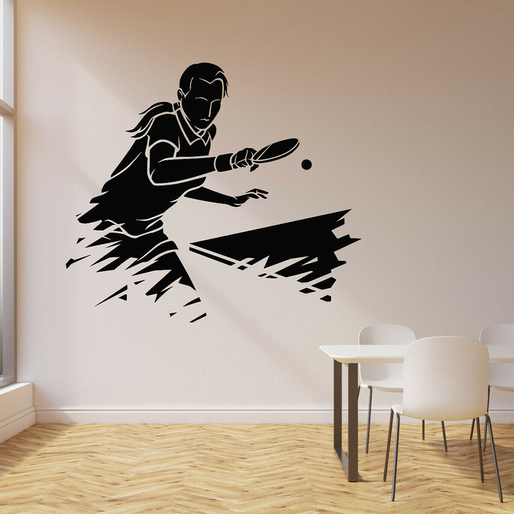 ปิงปองกีฬาสติ๊กเกอร์ติดผนังสำห - Table Tennis Background บทวิจารณ์และราคา