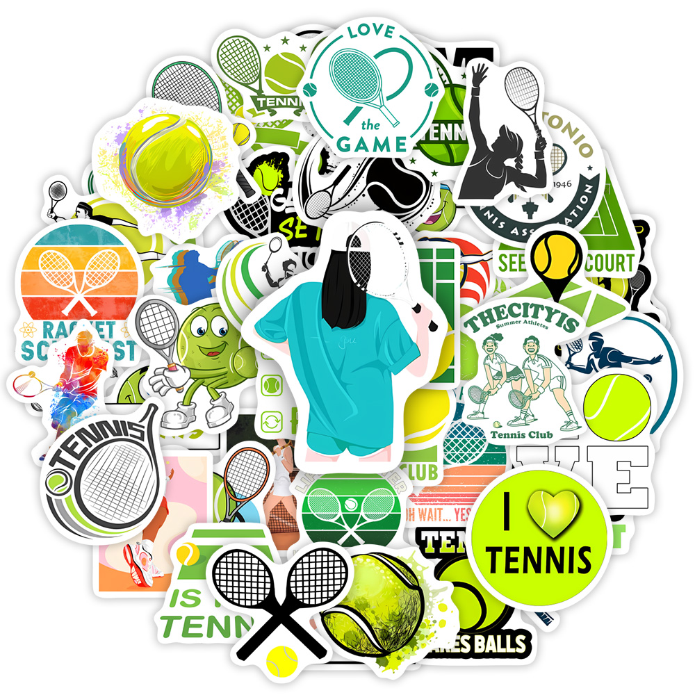 Cool เทนนิสกีฬาสติกเกอร์เด็ก D - Table Tennis Background บทวิจารณ์และราคา