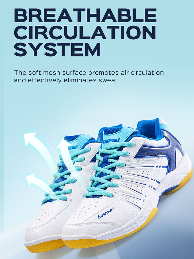 รองเท้าแบดมินตันคาวาซากิBreath - Table Tennis Shoes Asics บทวิจารณ์และราคา